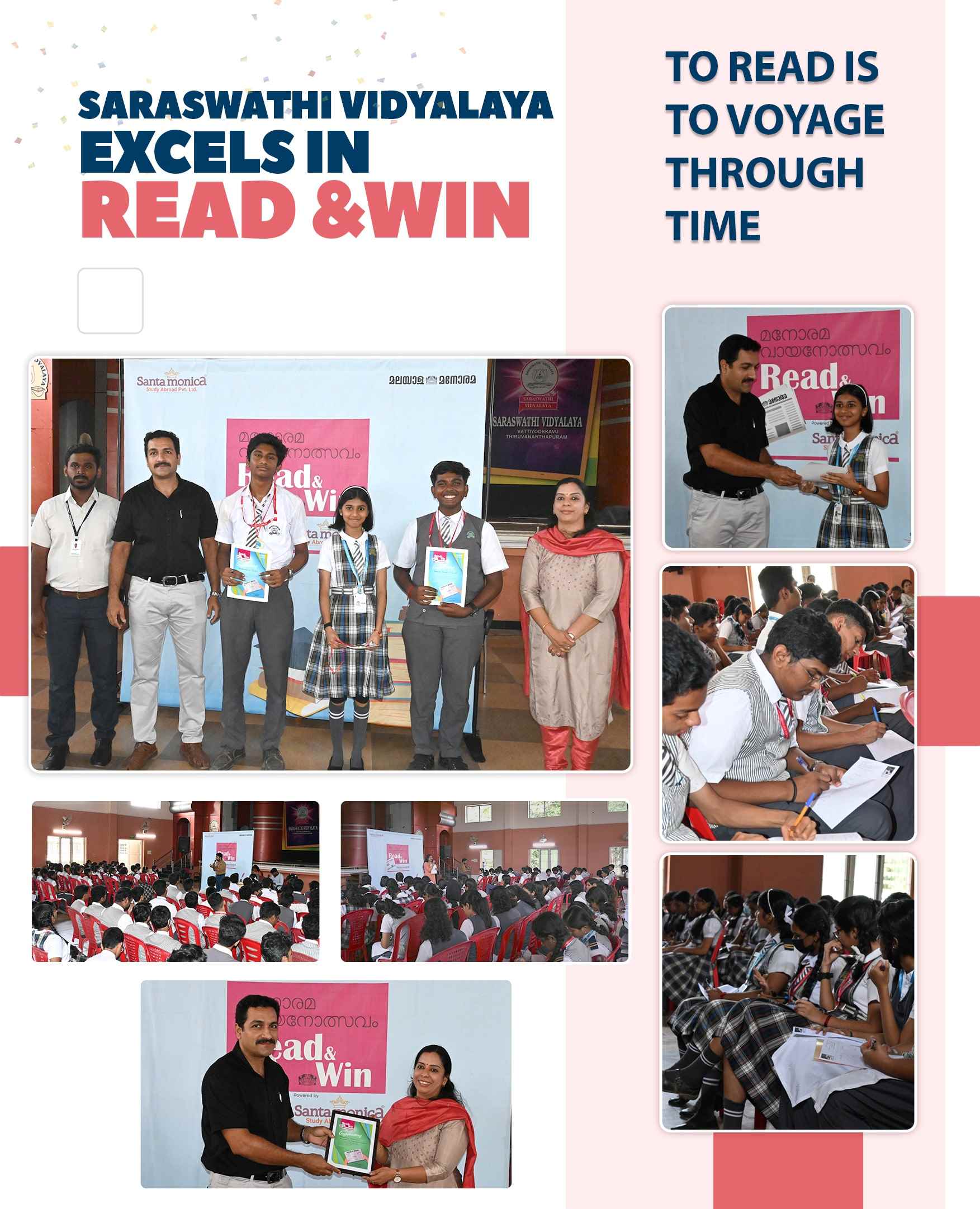 Saraswathi Vidyalaya excels in Read &Win